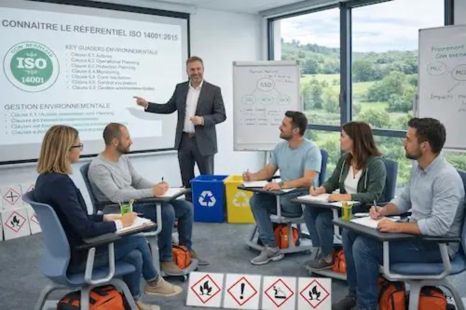 ISO 14001 environmental management classroom session